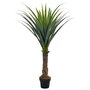 VIDAXL Plante artificielle avec pot Yucca Vert 145 cm