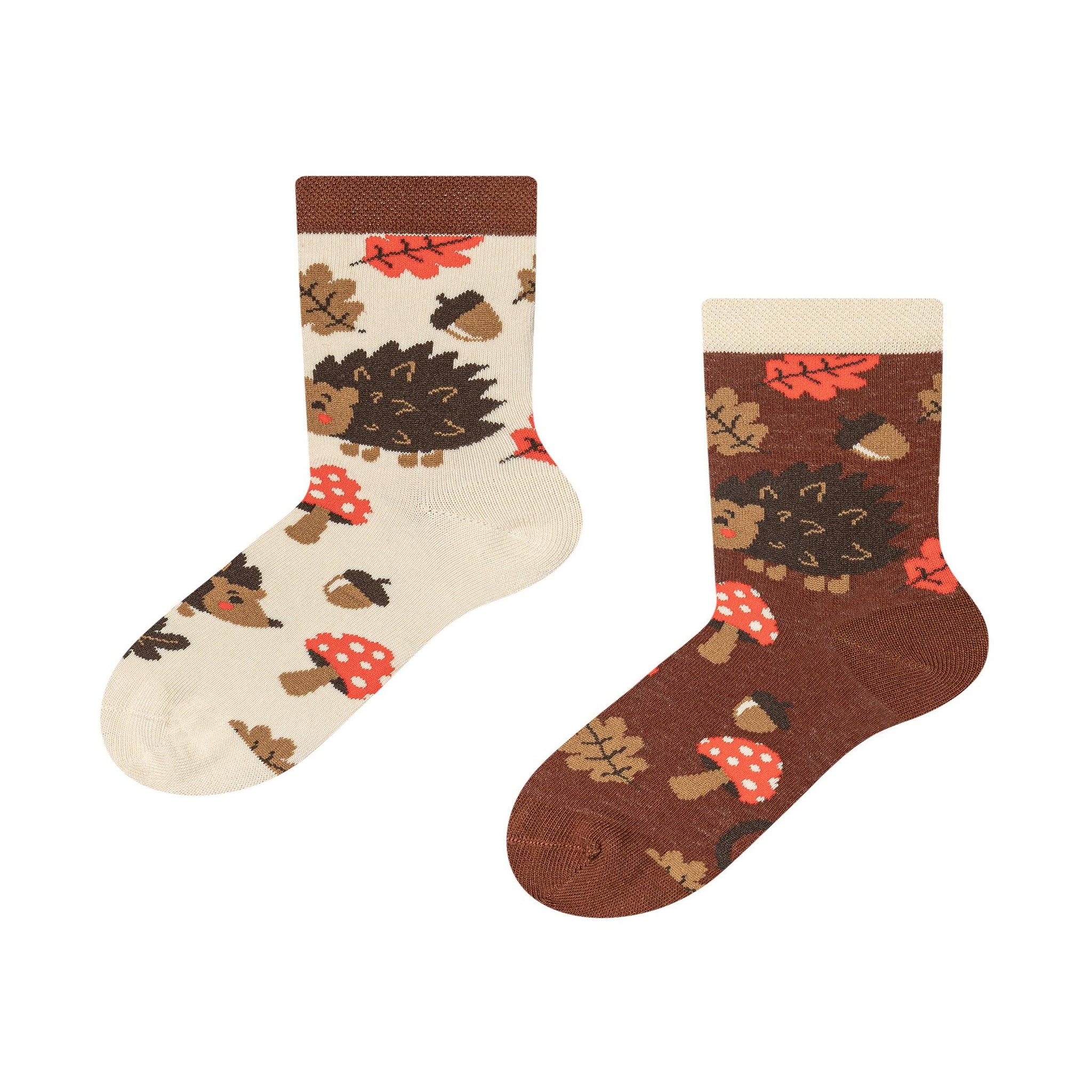 DEDOLES Chaussettes enfants hérisson forestier. Coloris disponibles : Multicolore