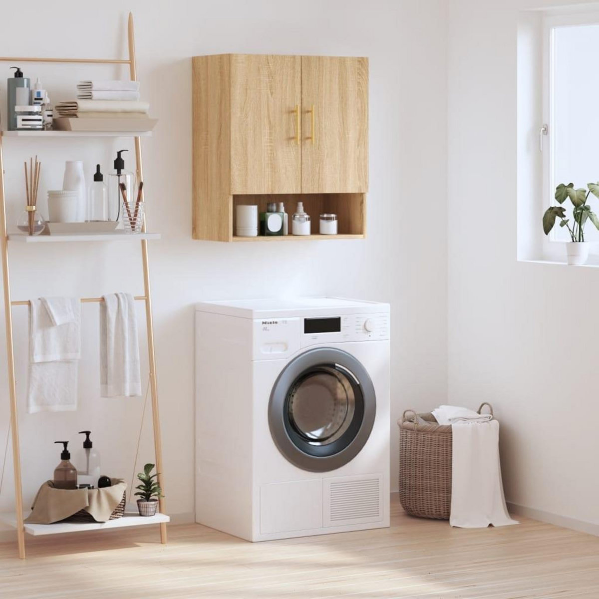 VIDAXL Armoire murale chene sonoma 60x31x70 cm bois d'ingenierie