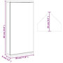 Voir la diapositive 6 : VIDAXL Armoire de bain a miroir d'angle gris 30x24x60 cm