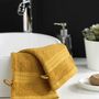 Voir la diapositive 4 : Paris Prix Lot de 2 Gants de Toilette  Excellence  15x21cm Tournesol