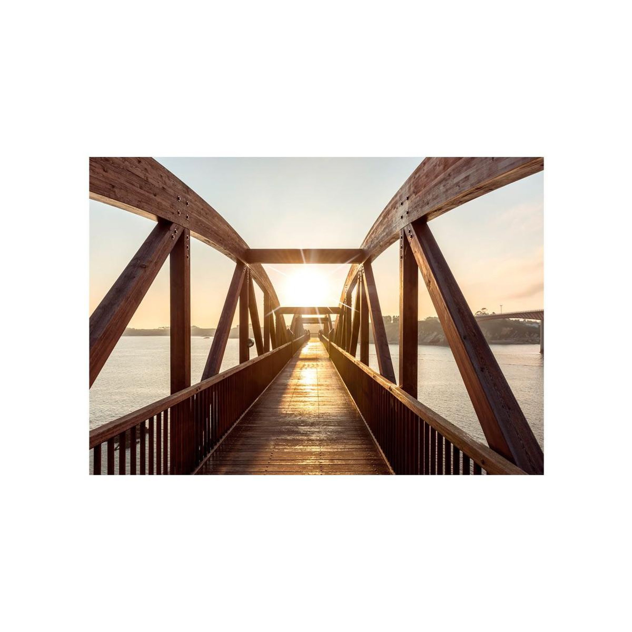 Voir la diapositive 2 : Paris Prix Papier Peint  Bridge of the Sun
