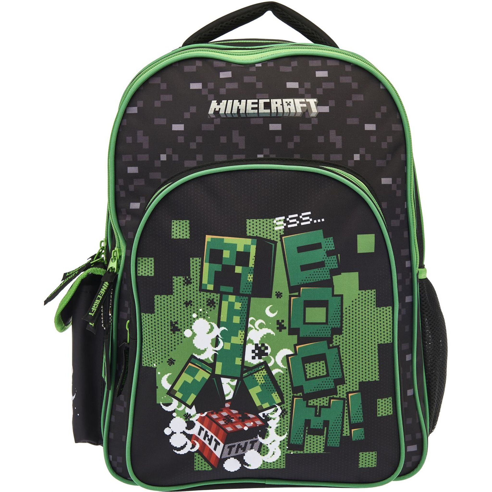 Sac à Dos Minecraft Teen Multicolore - 40x30x14 Cm Avec Poches Ordinateur Portable