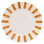 Voir la diapositive 1 : SECRET DE GOURMET Lot de 6 Assiettes Plates  Cheri  26cm Ocre