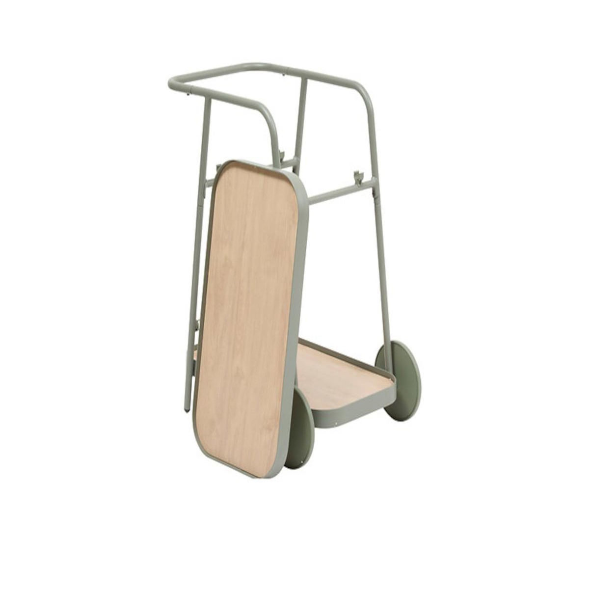 HESPERIDE Desserte de jardin à roulettes en aluminium EASINESS