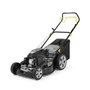Voir la diapositive 2 : Alpina Tondeuse à gazon thermique 166cm³ - largeur coupe 51 cm - autotractée avec indicateur bac plein - noire