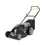 Voir la diapositive 2 : Alpina Tondeuse à gazon thermique 166cm³ - largeur coupe 51 cm - autotractée avec indicateur bac plein - noire