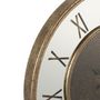 Voir la diapositive 2 : Paris Prix Horloge Murale Design  Romains  48cm Naturel