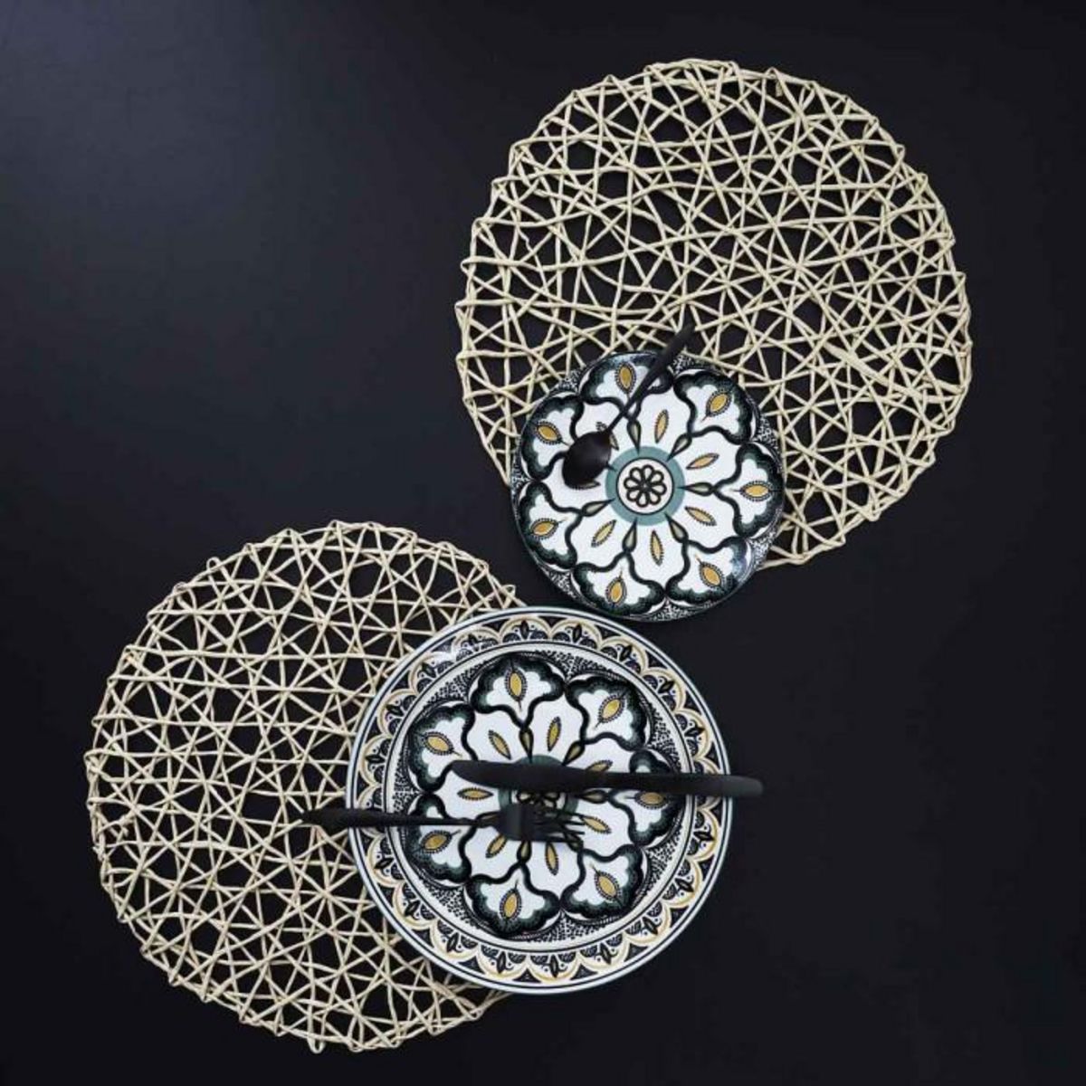 Paris Prix Set de Table Design  Ajouré  38cm Beige