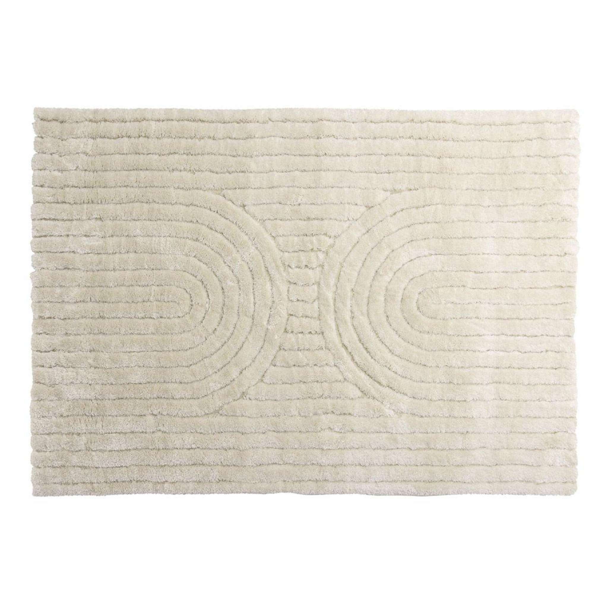 Paris Prix Tapis déco texturé  niklas  160x230cm blanc