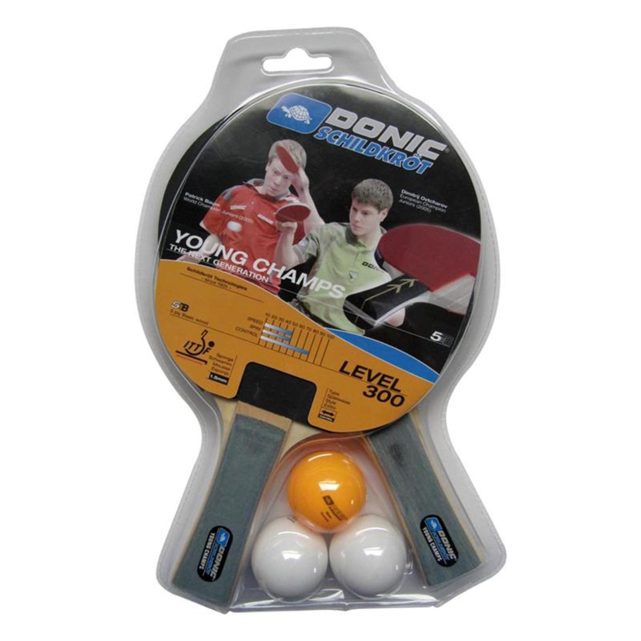 SCHILDKRÖT FUN SPORT Set de raquettes de tennis de table débutants.