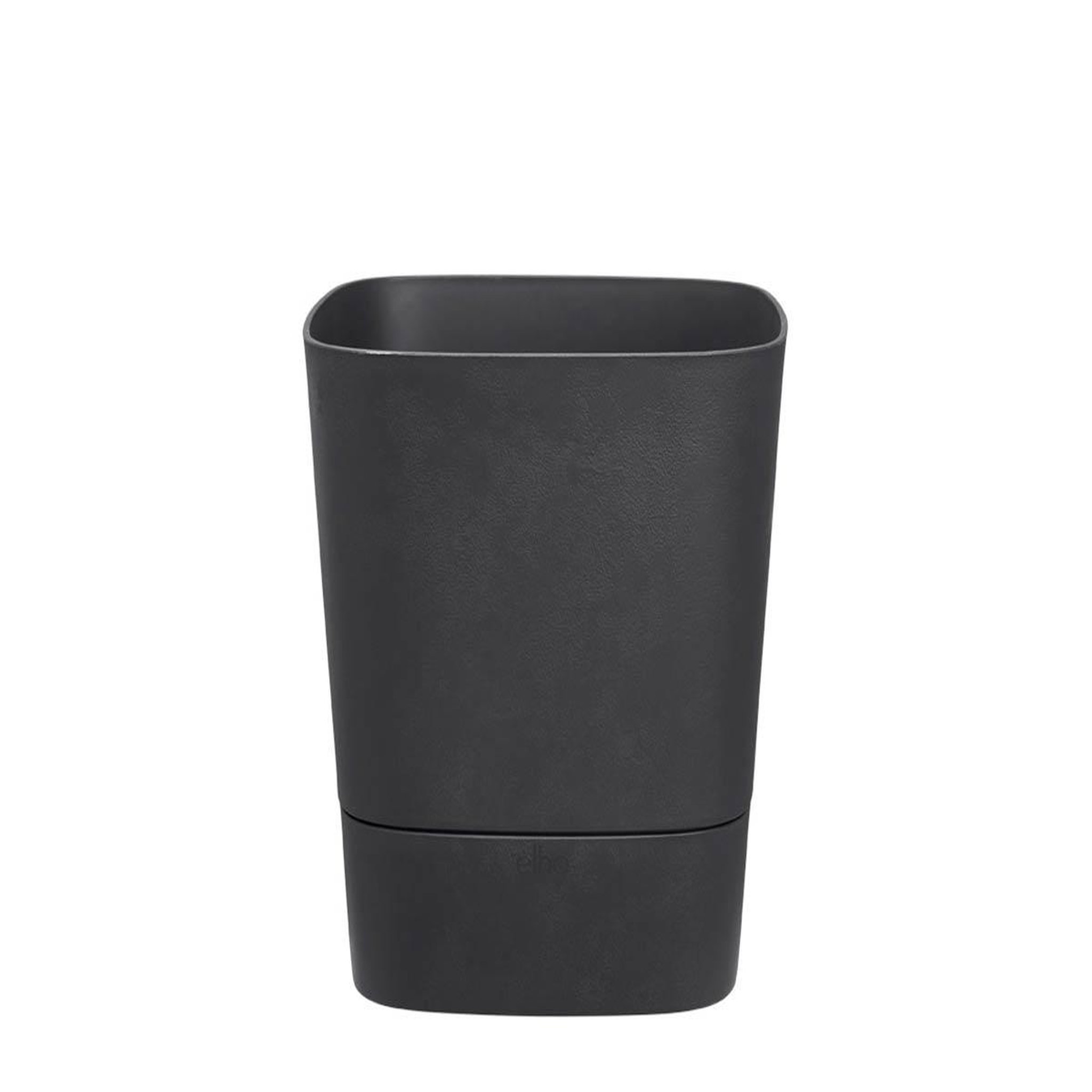 Voir la diapositive 1 : ELHO Pot de fleurs carré extérieur/intérieur 30 x 30 cm Elho Aqua Care Greensense gris charbon