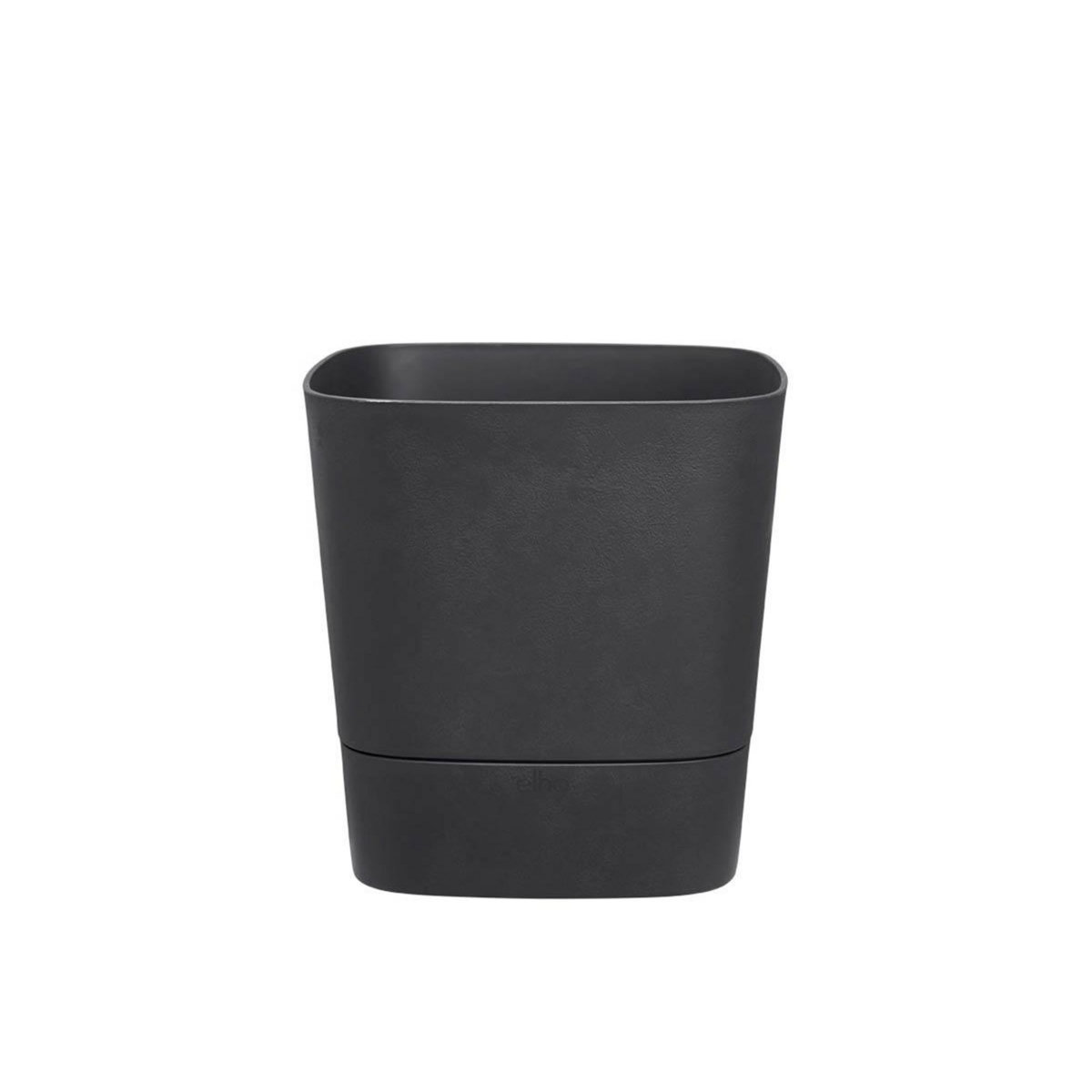 ELHO Pot de fleurs carré extérieur/intérieur 30 x 30 cm Elho Aqua Care Greensense gris charbon