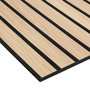 Voir la diapositive 3 : ATMOSPHERA Lot de 2 Panneaux Acoustiques Adhésifs Effet Bois  Ribo  30x30cm Marron