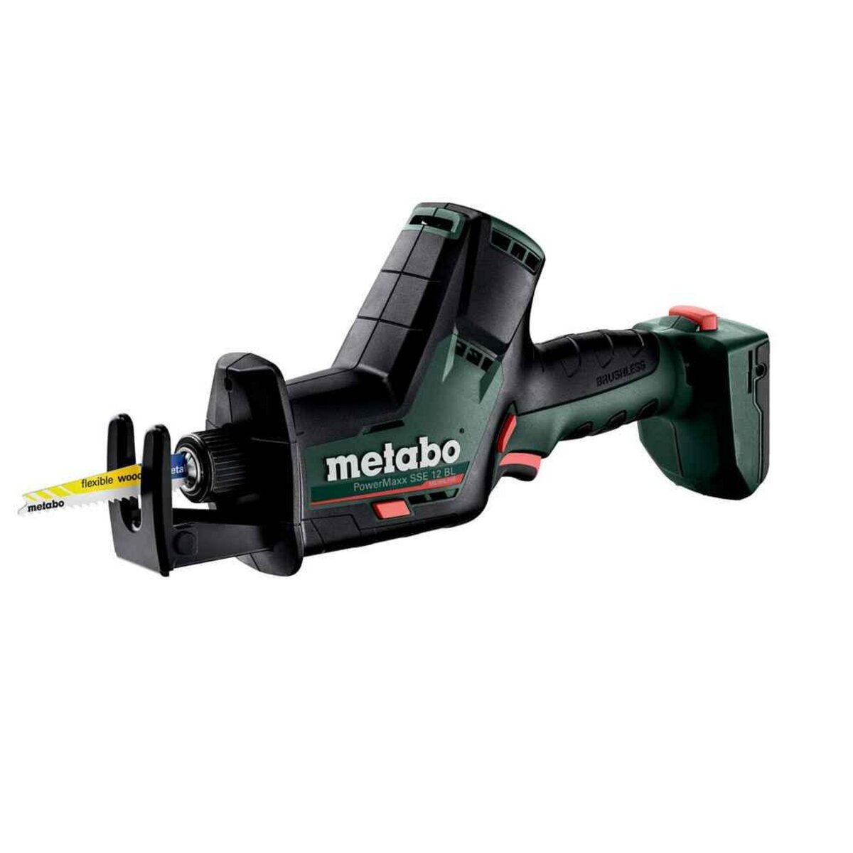 METABO SAS Scie sabre 12 V SSE 12 BL - Pick+Mix (sans batterie), coffret Metabox