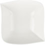 Voir la diapositive 2 : SECRET DE GOURMET Saladier Carré  Vague  24cm Blanc