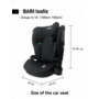 Voir la diapositive 6 : NANIA NANIA Siège auto enfant Isofix Bari I-size 100-150 cm-Groupe 2/3- environ 4-12 ans-Appui-tête Réglable- Porte gobelet- avec installation Isofix ou ceinture