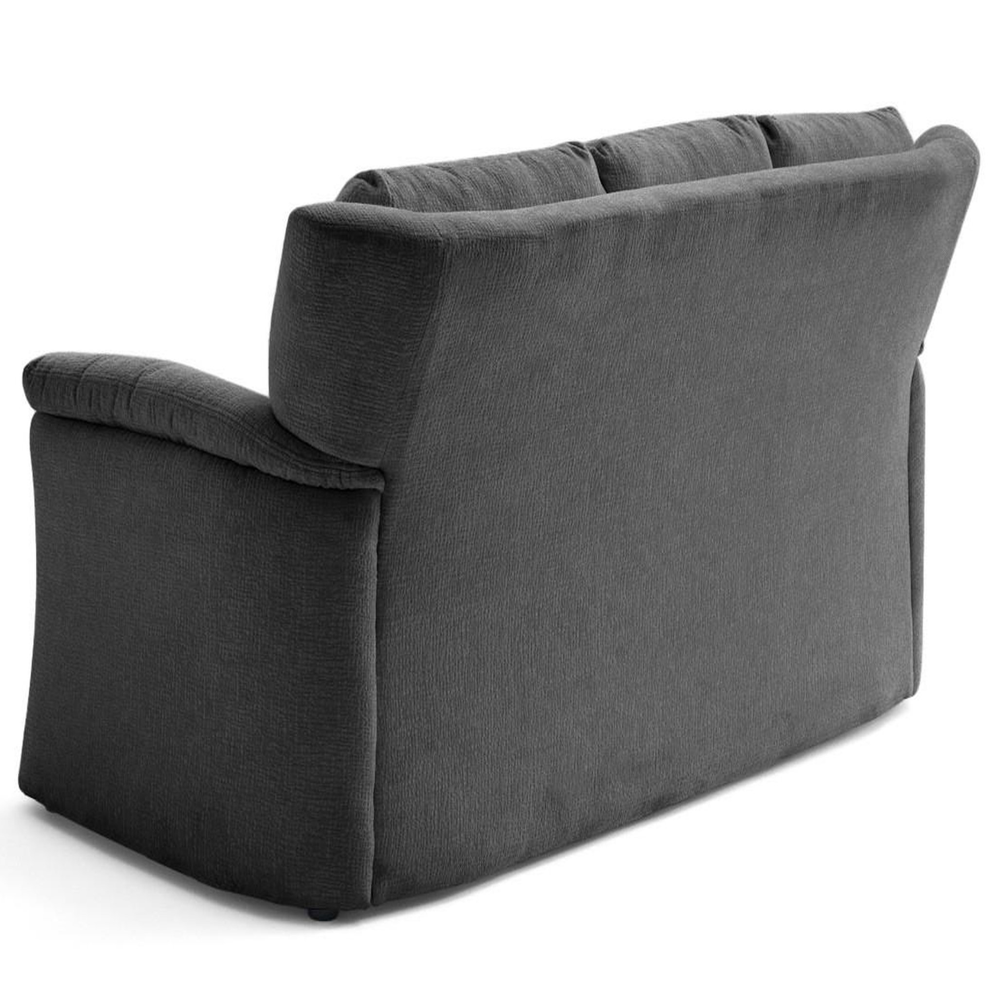 Voir la diapositive 6 : LISA DESIGN Bastille - canapé droit 3 places en tissu velours relief