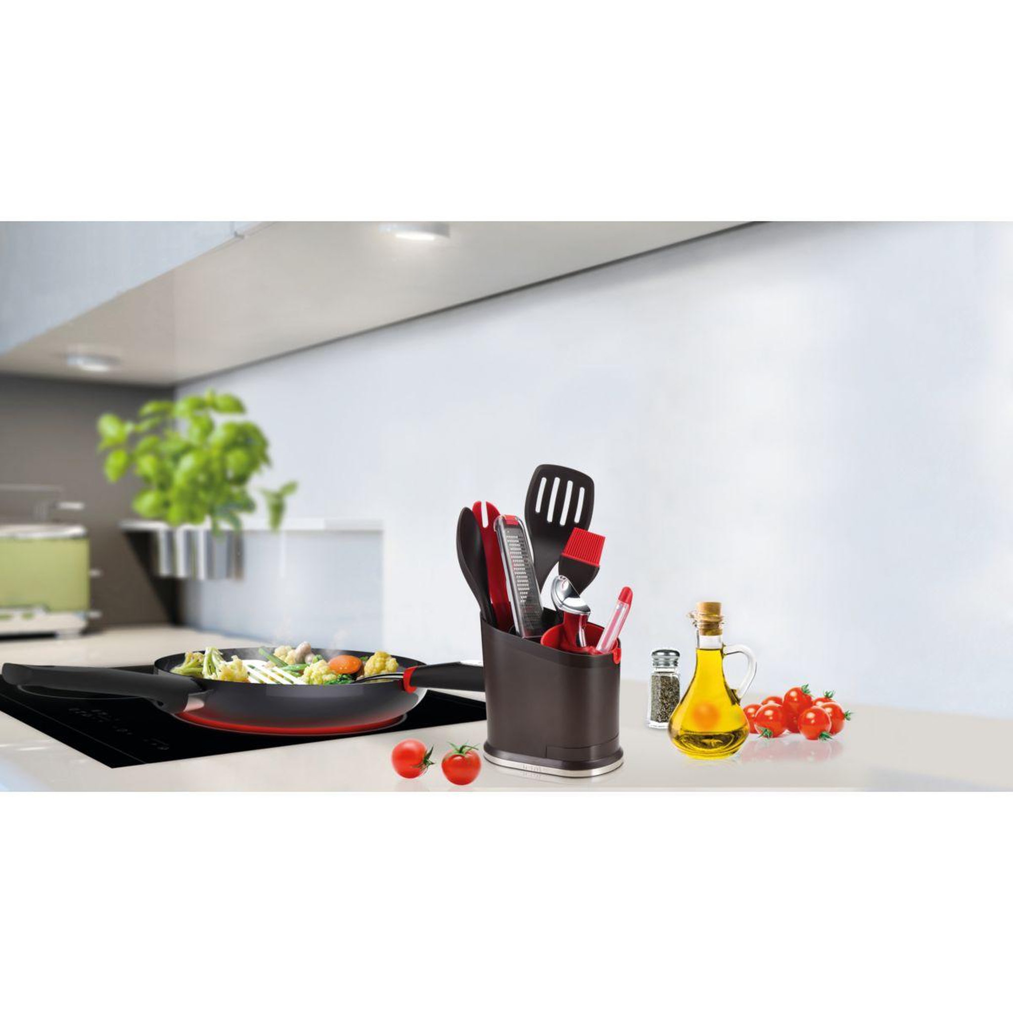 Voir la diapositive 4 : TEFAL TEFAL INGENIO Ouvre-boite K2070514 noir