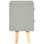 Voir la diapositive 5 : VIDAXL Tables de chevet 2 pcs Gris 40 x 30 x 50 cm Pin massif