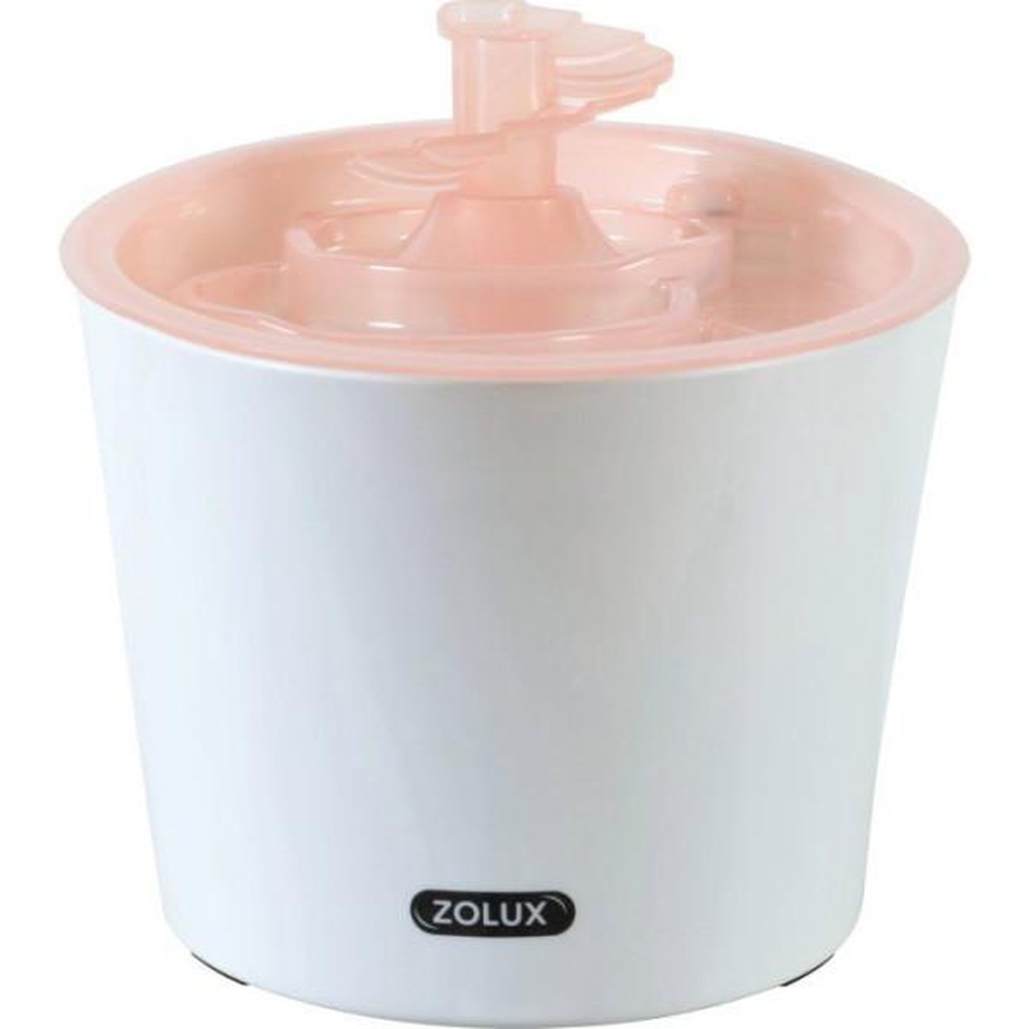 Zolux Fontaine a eau - ZOLUX - Calypso pour chat et chien - 3 L - Avec 2 filtres inclus - Rose
