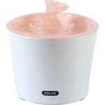Zolux Fontaine a eau - ZOLUX - Calypso pour chat et chien - 3 L - Avec 2 filtres inclus - Rose