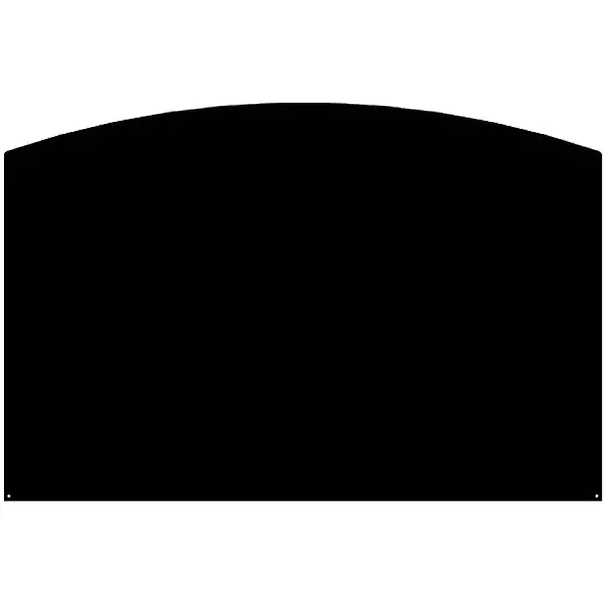 Le marquier Plaque de sol - Demi-ronde noire - L.120xH.80 cm - Origine France