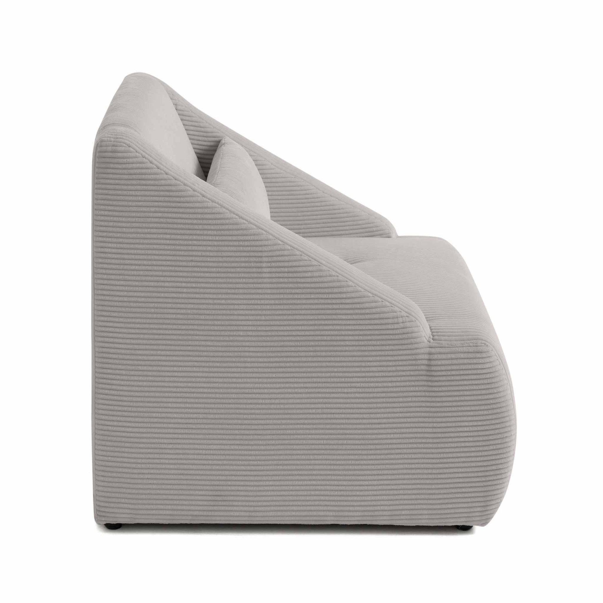 Voir la diapositive 5 : LISA DESIGN Onyx - fauteuil - en velours côtelé