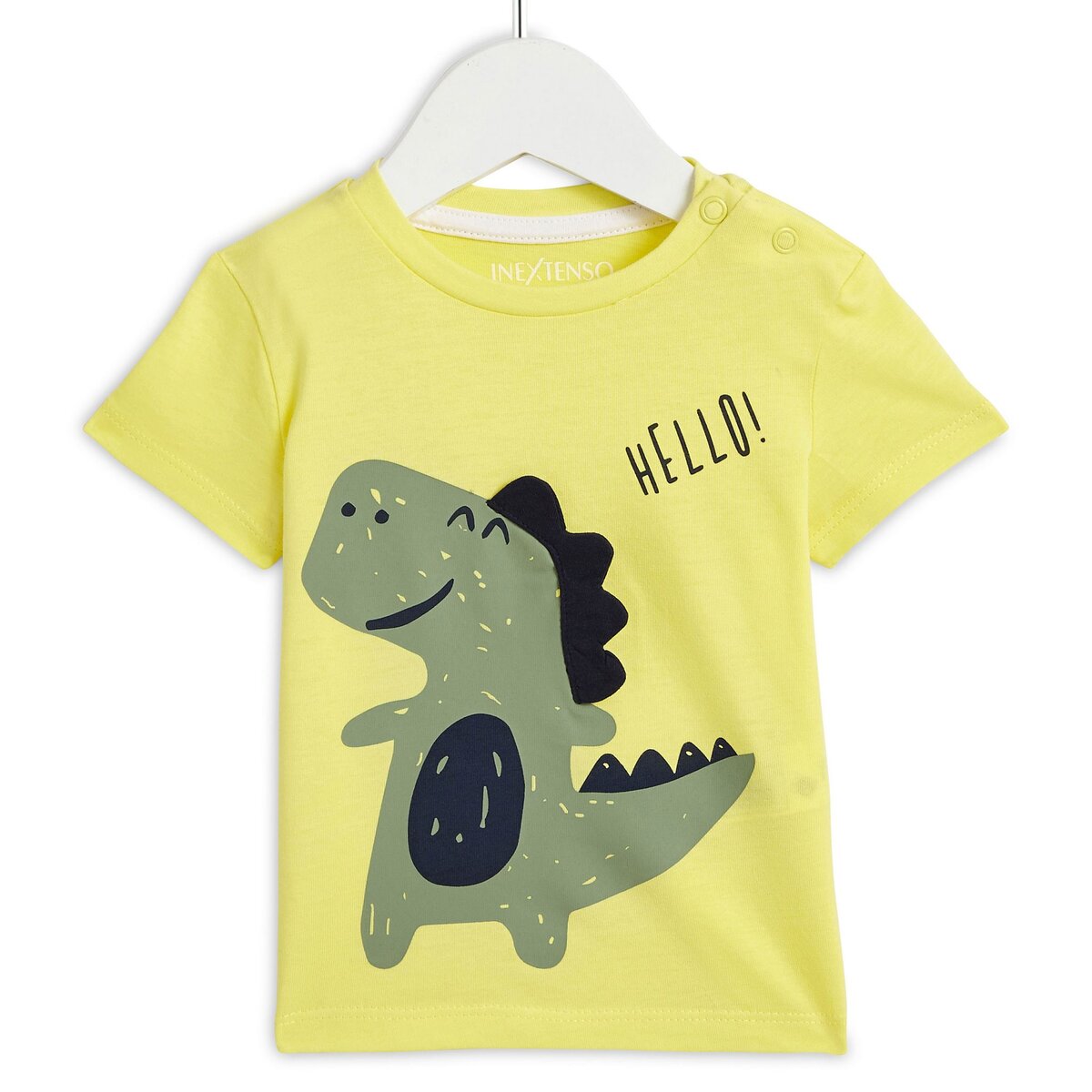 IN EXTENSO T-shirt manches courtes à patch dinosaure bébé garçon