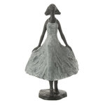Paris Prix Statuette Fille en Résine  Ciel  38cm Gris