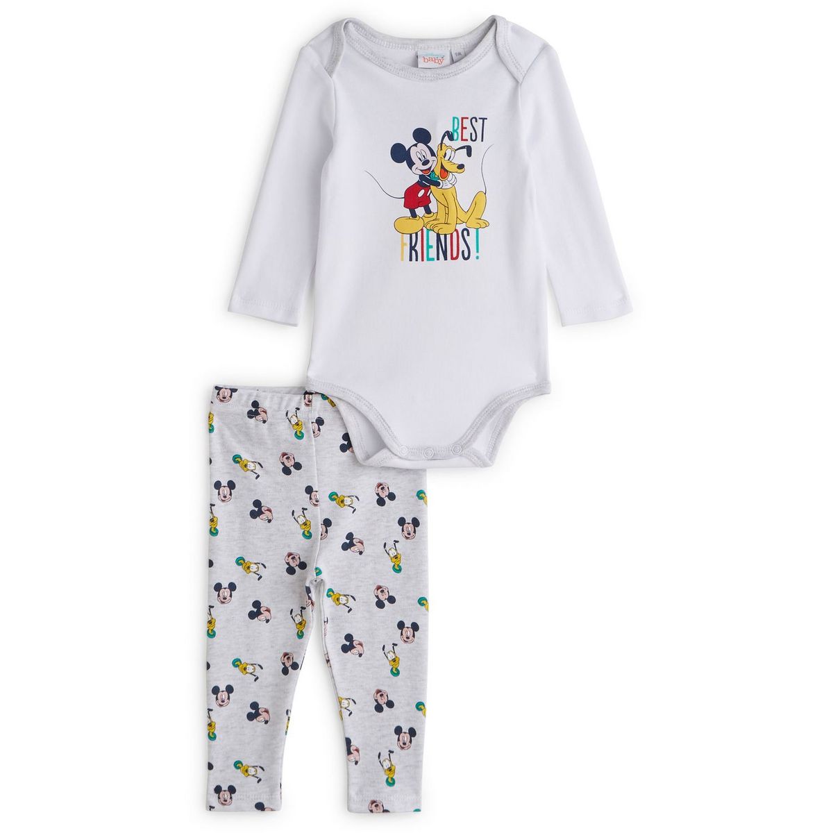 MICKEY Ensemble body + legging bébé garçon