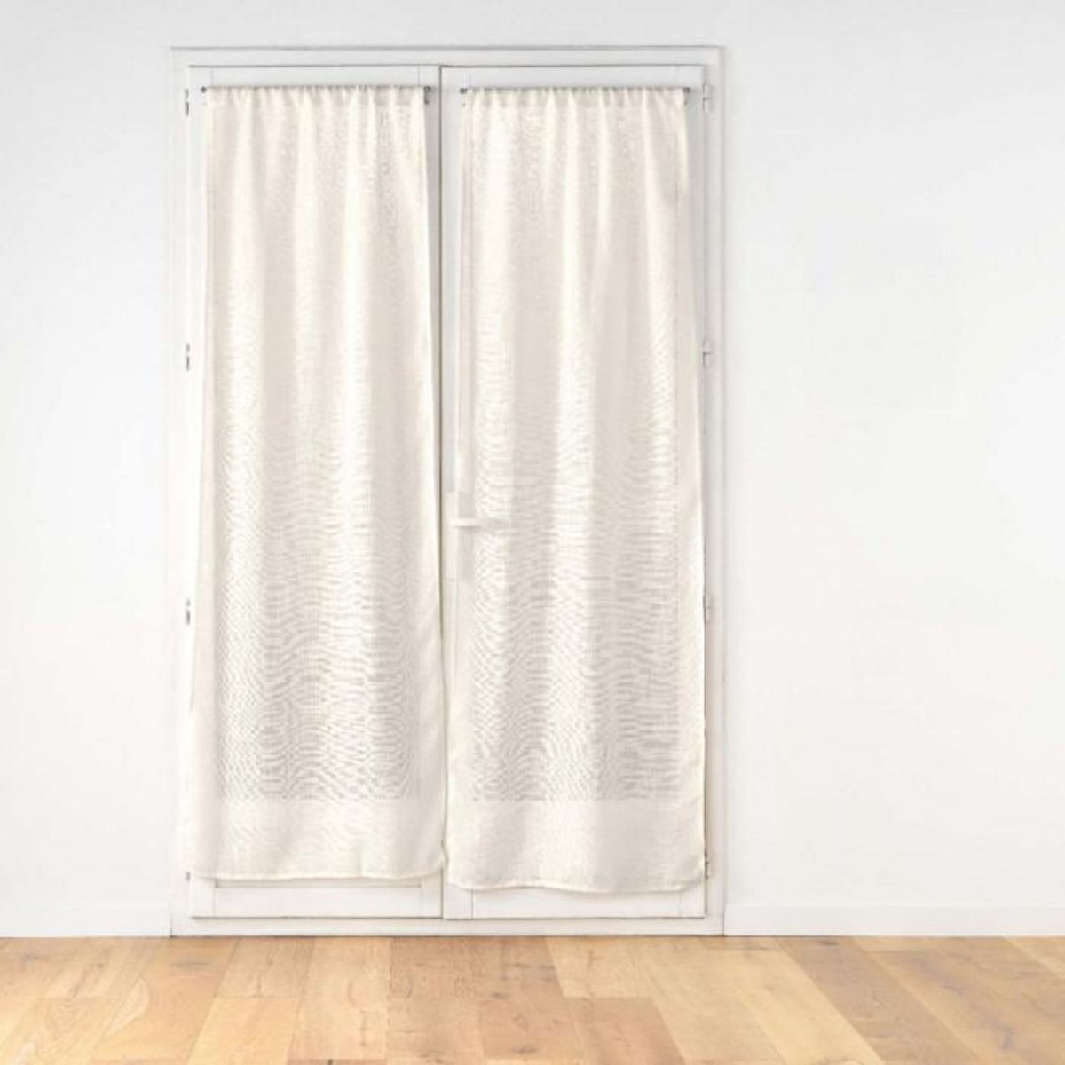 Paris Prix Paire de Voilages Passe-Tringle  Haltona  70x200cm Naturel