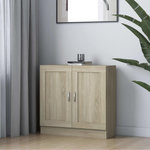 VIDAXL Bibliotheque Chene sonoma 82,5x30,5x80 cm Bois d'ingenierie