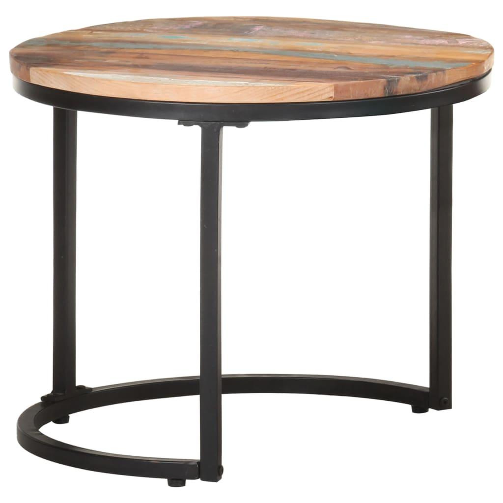 Voir la diapositive 4 : VIDAXL Tables d'appoint 3 pcs Bois de recuperation massif