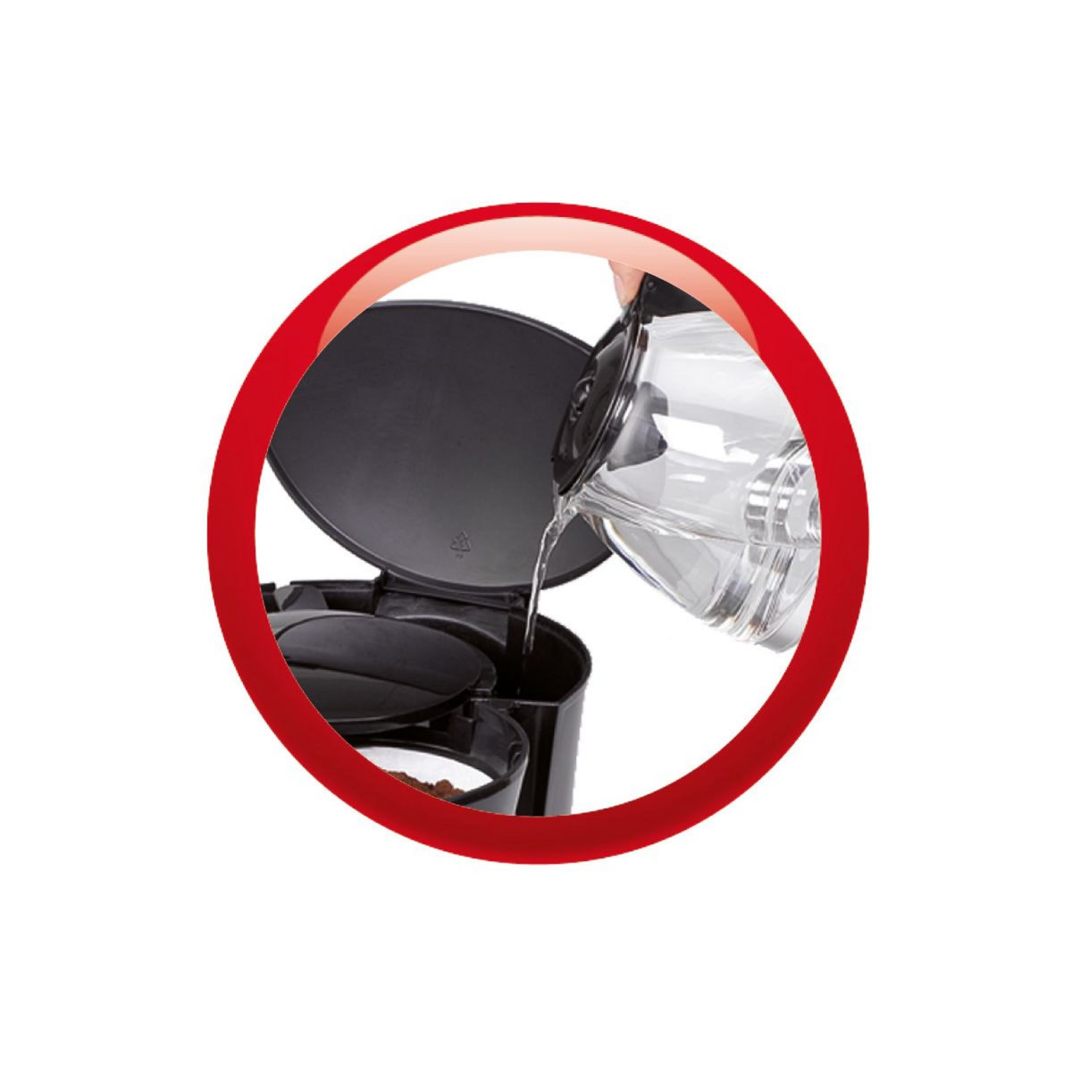 MOULINEX Cafetière filtre FG260811 Principio noir