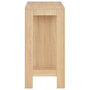 Voir la diapositive 4 : VIDAXL Table de bar avec etagere Chene 110x50x103 cm