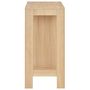 Voir la diapositive 4 : VIDAXL Table de bar avec etagere Chene 110x50x103 cm