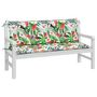 Voir la diapositive 3 : VIDAXL Coussins de banc de jardin lot de 2 multicolore 150x50x7 cm