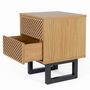 Voir la diapositive 4 : Paris Prix Table de Chevet Design en Bois  Camden  53cm Naturel