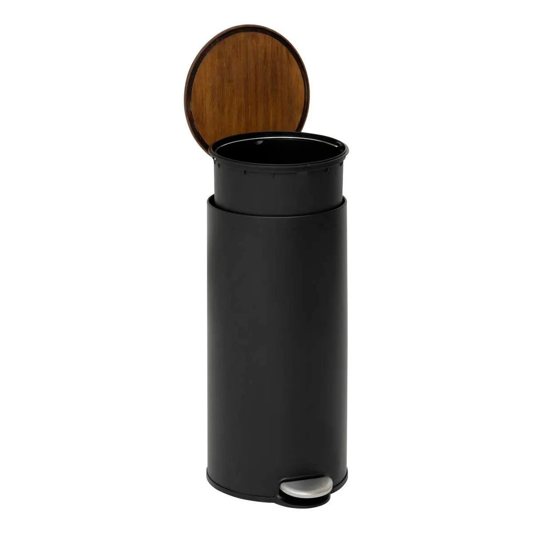 Voir la diapositive 4 : FIVE Poubelle de cuisine  modern colors  30l noir