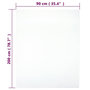 Voir la diapositive 4 : VIDAXL Drap-housse Jersey Blanc 90x200 cm Coton