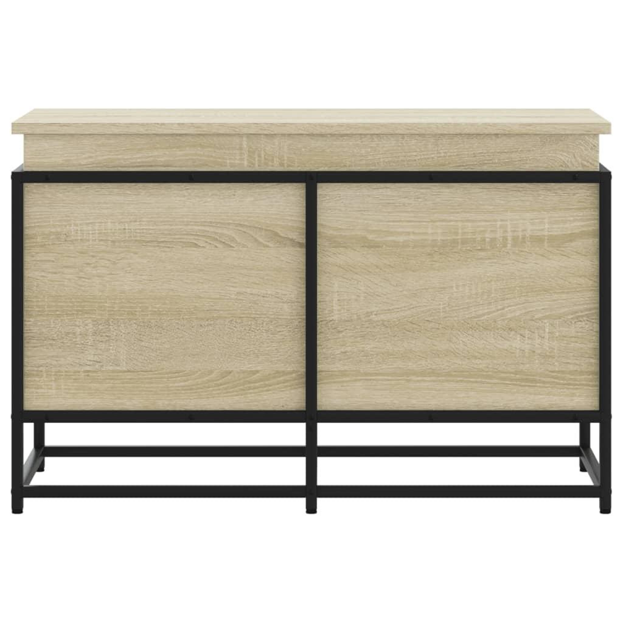 Voir la diapositive 4 : VIDAXL Boîte de rangement avec couvercle chene sonoma bois ingenierie