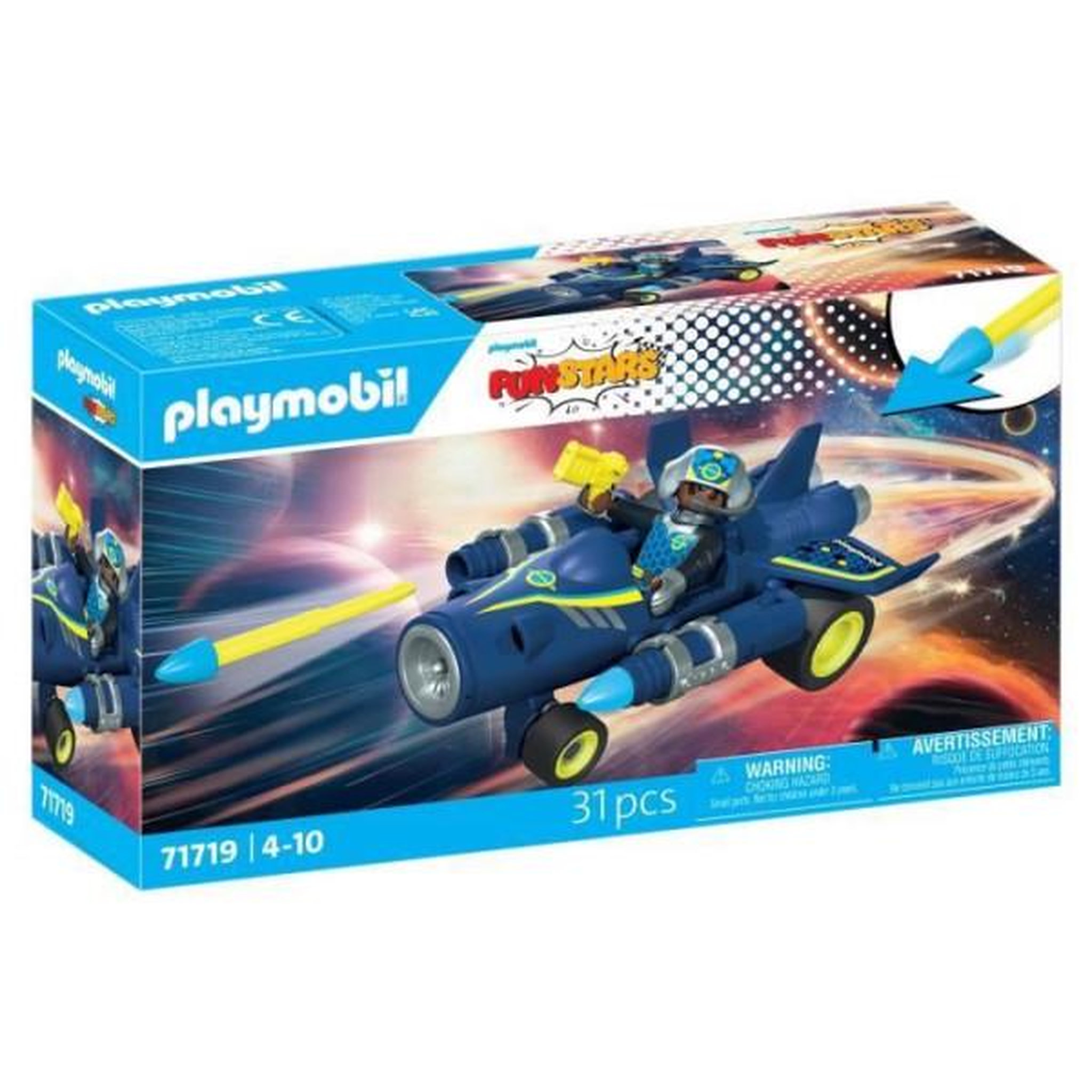 PLAYMOBIL Playmobil 71719 Kart vaisseau spatial, Funstars, 31 pieces, Des 4 ans