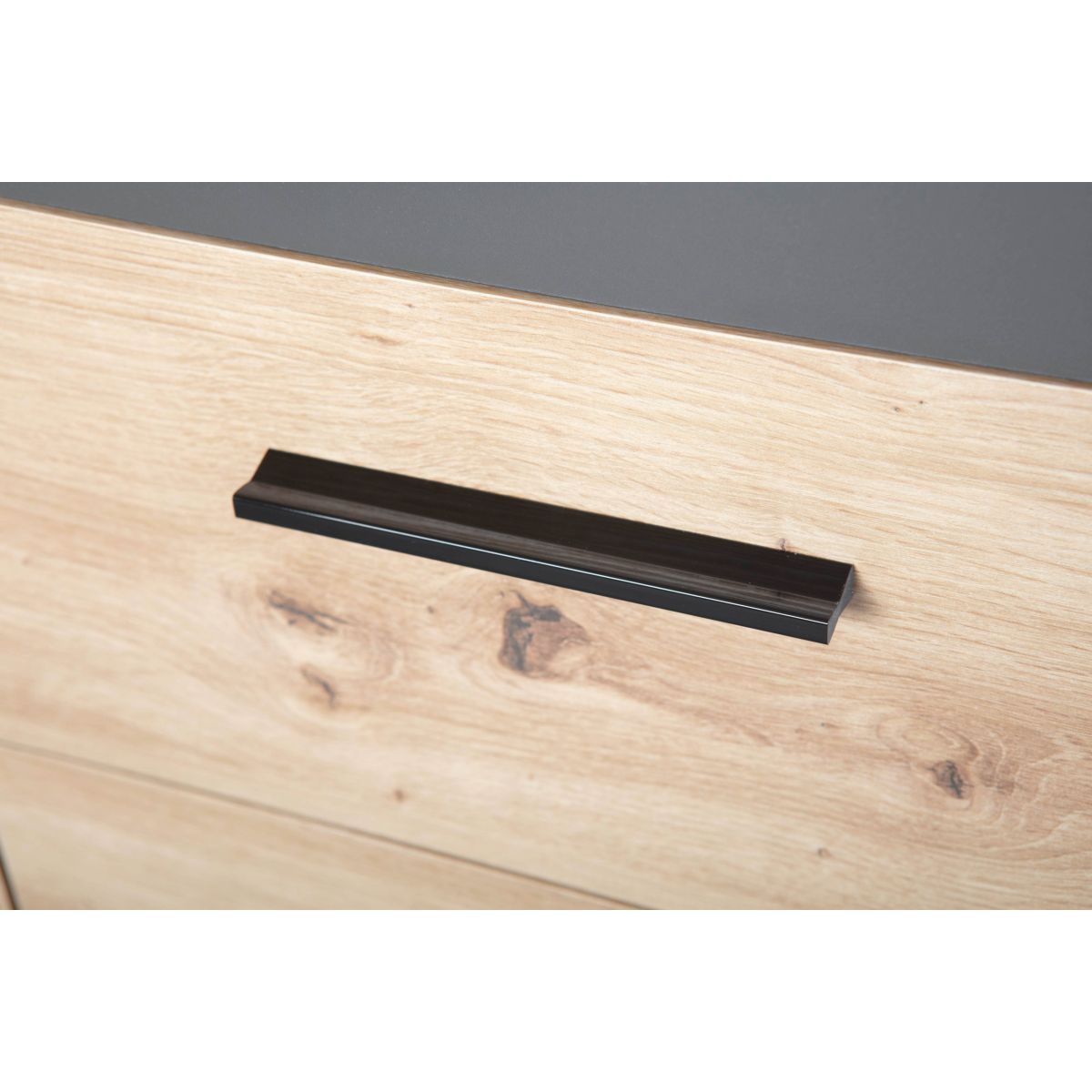 Commode meuble de rangement 1 porte 4 tiroirs L94cm BETO