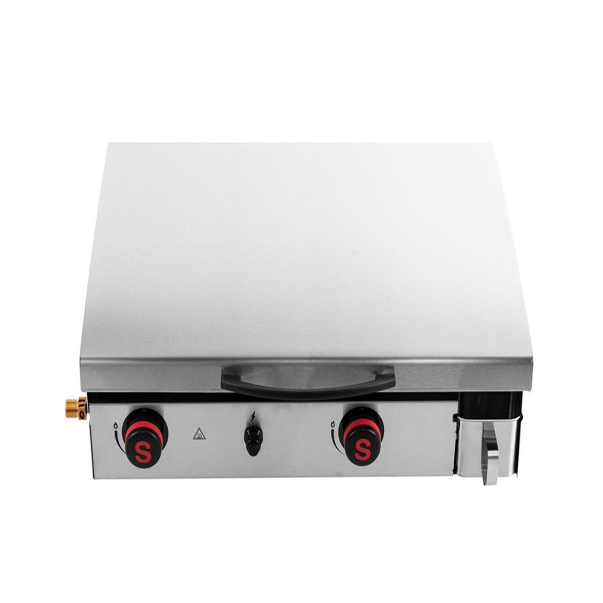 Voir la diapositive 4 : SOMAGIC Plancha gaz 2 brûleurs Arenc - Somagic
