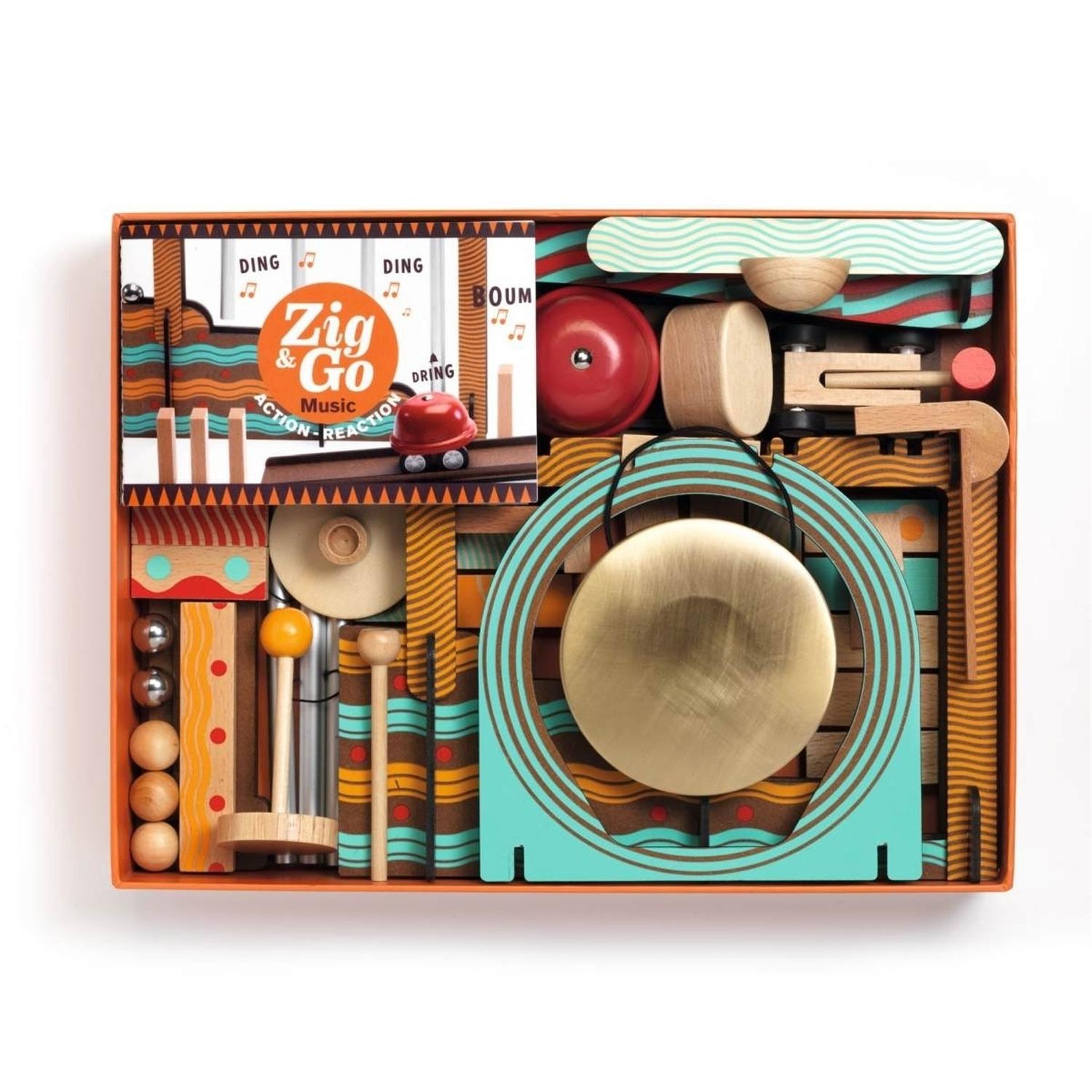 Voir la diapositive 5 : Djeco Zig  and  go - zig  and  go - music - 52 pcs