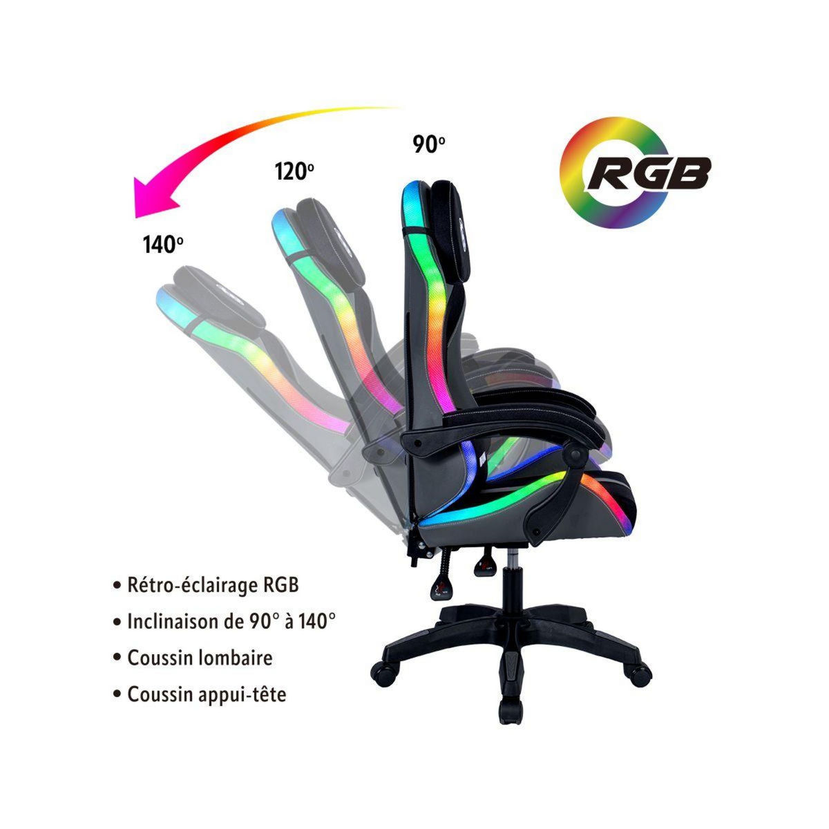 AKUMA Chaise gaming KAMI C01 RGB