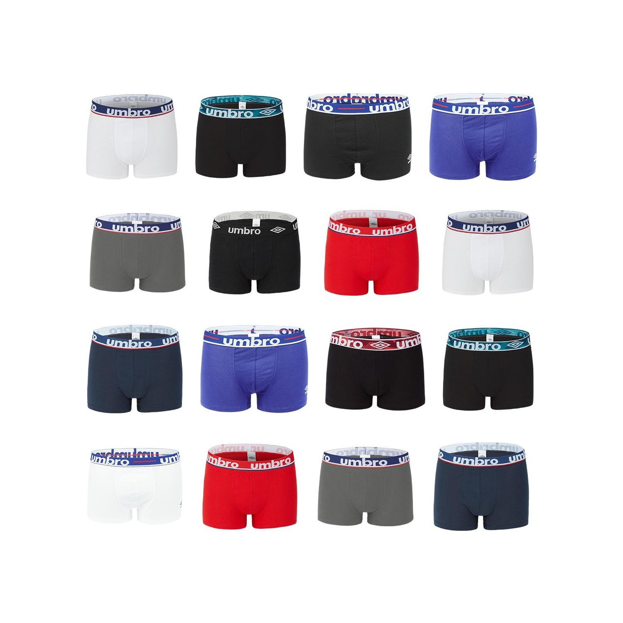 Voir la diapositive 1 : UMBRO Pack Surprise de 5 Boxers homme 100% Coton
