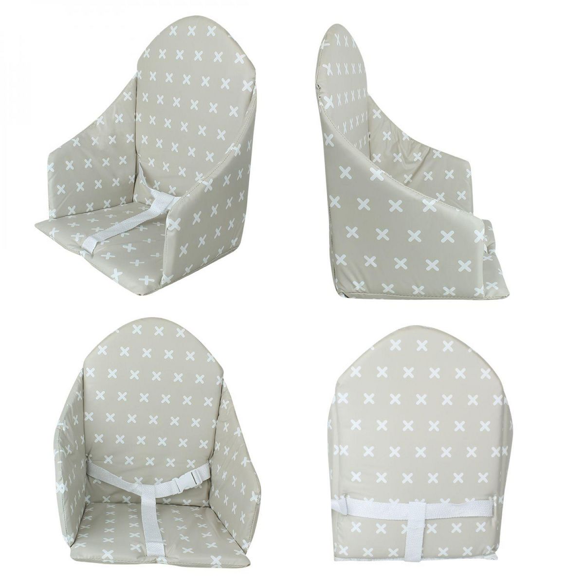 Monsieur Bébé Coussin d'assise universel Miam avec harnais pour chaise haute bébé