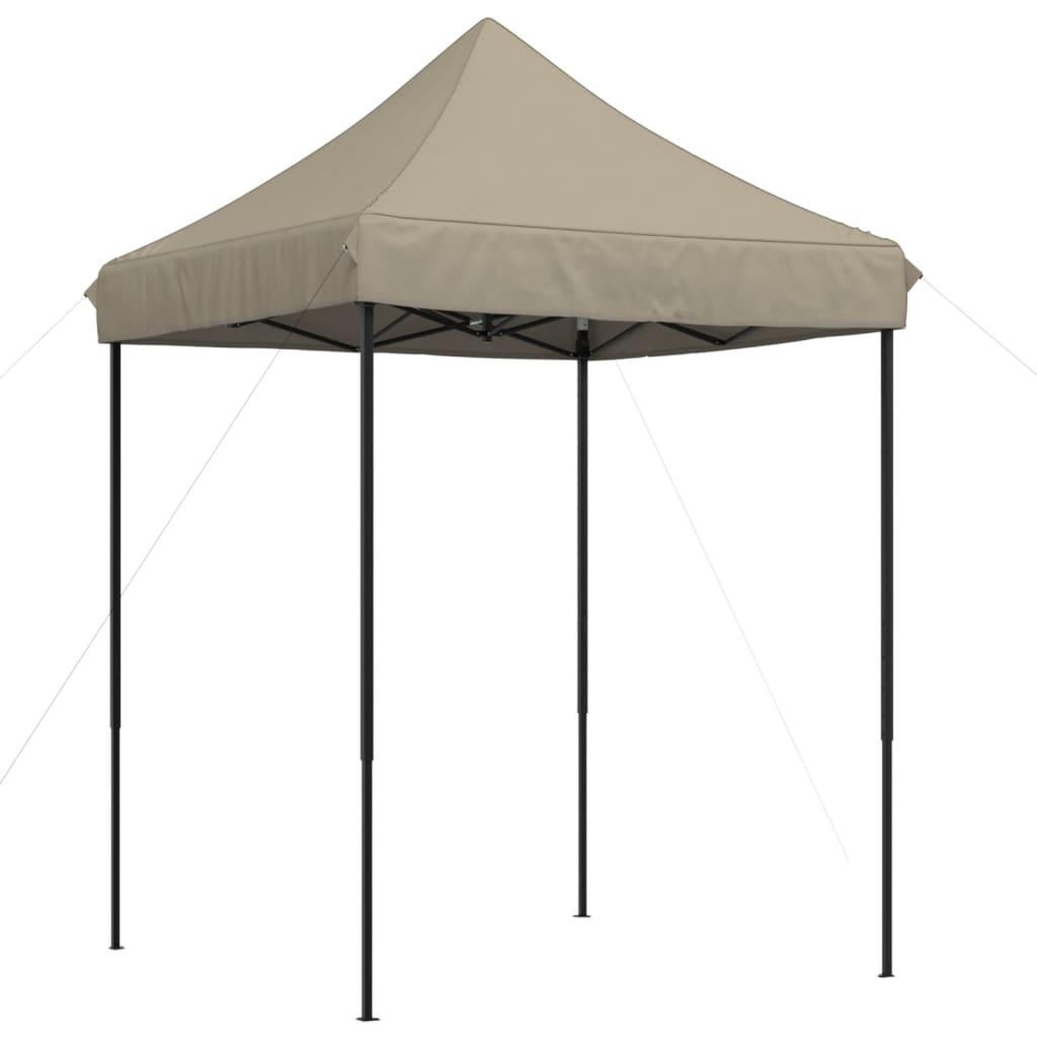 Voir la diapositive 2 : VIDAXL Tente de reception pliable escamotable taupe 200x200x306 cm